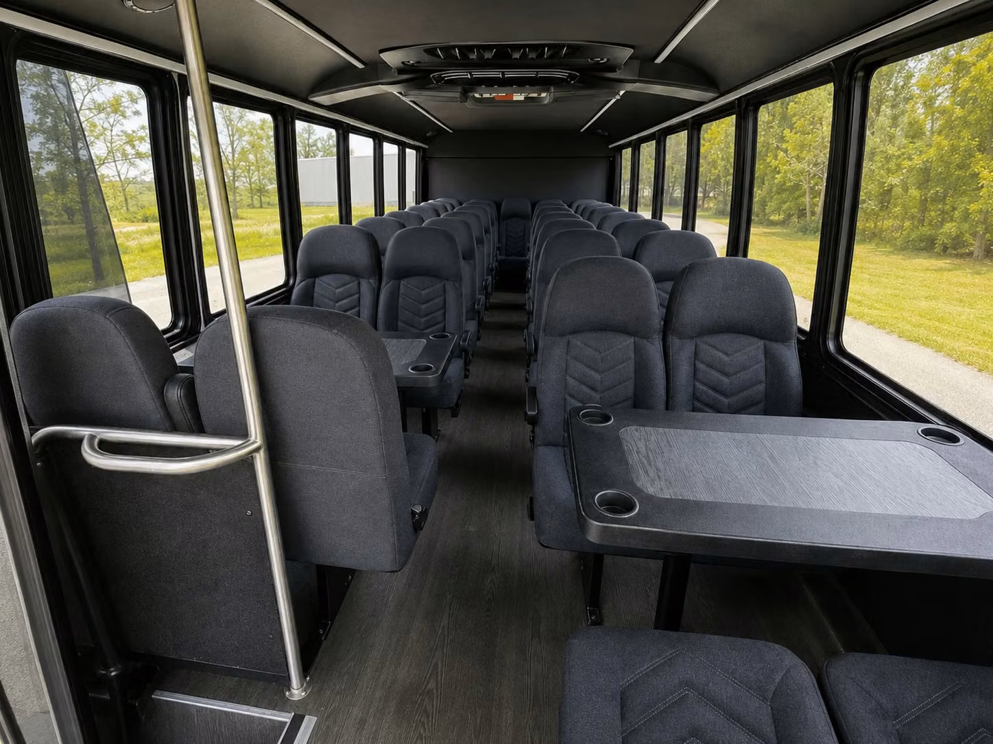 15 passenger minibus interior