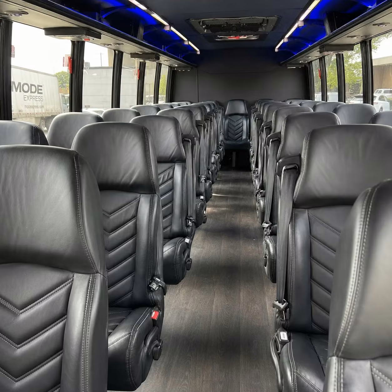 25 passenger minibus interior