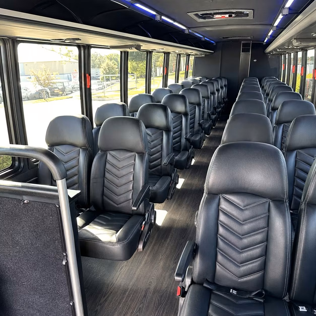 28 passenger minibus inside