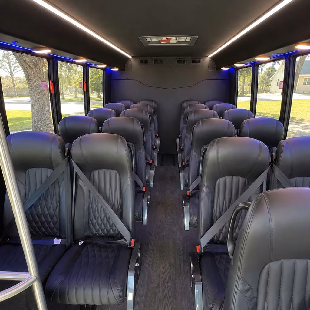 30 passenger minibus interior