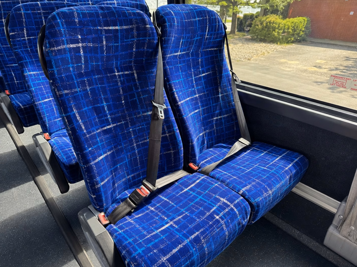 56 passenger charter bus interior
