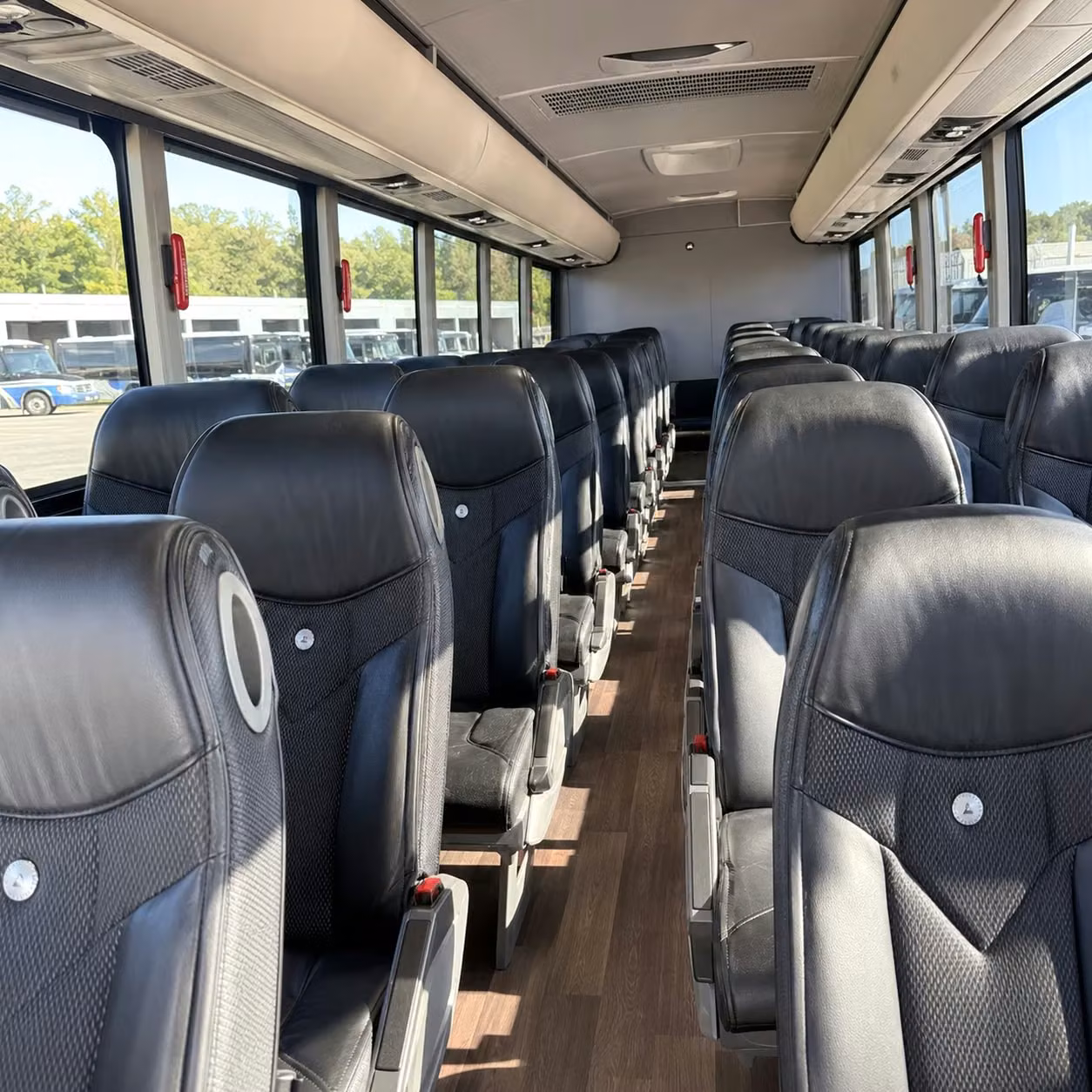 oxnard charter bus interior