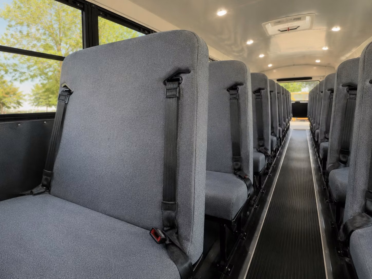 school bus interior